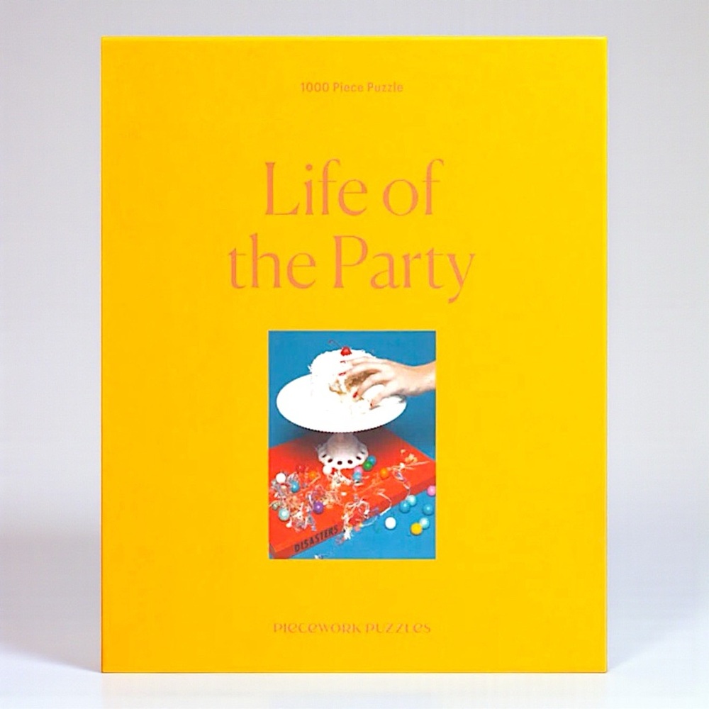 Piecework Life of the Party 1000 Piece Jigsaw Puzzle Cake Party NWT / Sealed